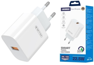 Ładowarka sieciowa USB QC 3.0 22,5W JELLICO AK165