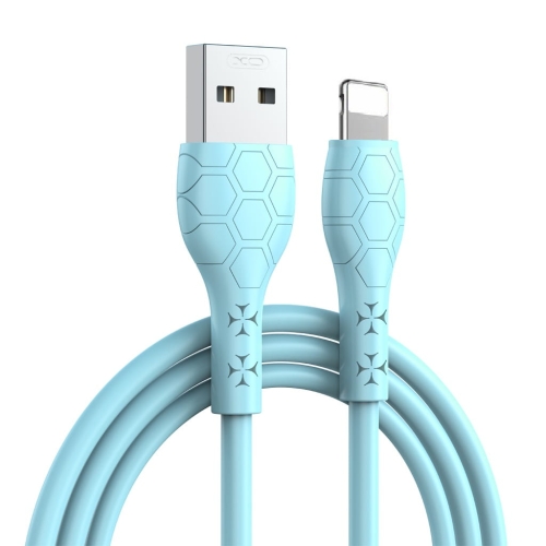 Kabel USB Lightning  niebieski 1m 2.4A NB240.jpg