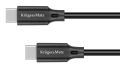 Kabel USB-C - USB-C PD 100W 1m Czarny Kruger&Matz.jpg