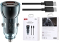 Ładowarka samochodowa+kabel 60W CC60 USB, USB-C niebieska_2.jpg