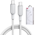 Kabel USB typ C biały 0,35m 60W USB-C XO NB-Q250B_1.jpg