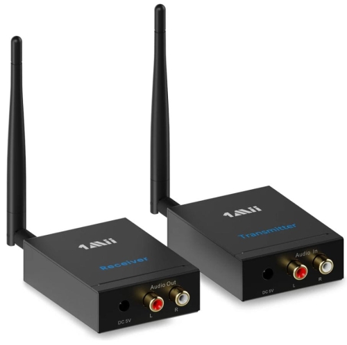 Transmiter Bezprzewodowy Audio 2x RCA 100m RT5066.jpg
