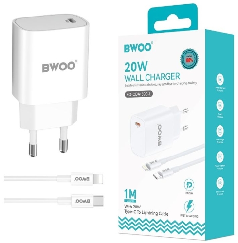 Ładowarka USB-C PD 20W BO-CDA159 + Kabel Lightning_5.jpg