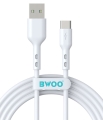 Kabel USB typ C biały 1m 3A USB-C BWOO BO-X172C.jpg