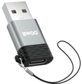 Adapter USB-C do USB OTG szary BWOO BZ-38_4.jpg