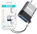 Adapter USB do USB-C OTG szary BWOO BZ-35_9.jpg