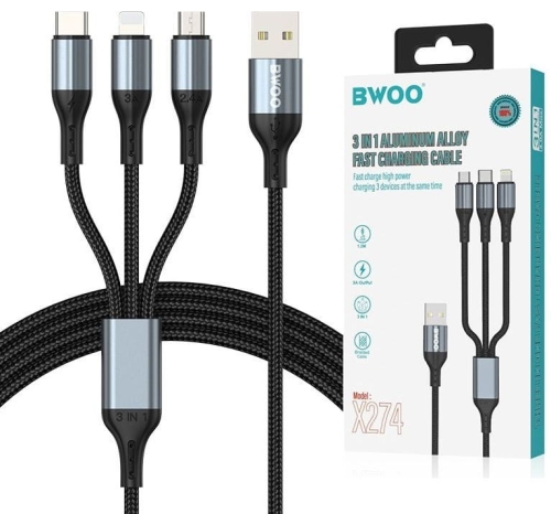 Kabel 3w1 USB Lightning USB-C micro 1,2m BWOO X274_5.jpg