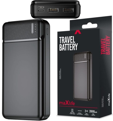 Power Bank 20000 mAh Maxlife MXPB Czarny_11.jpg