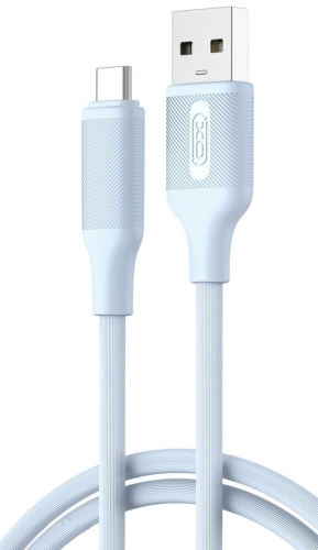 Kabel USB typ C niebieski1m 2.4A USB-C na XO NB265.jpg