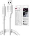 Kabel USB typ C biały 1m 2.4A USB-C na XO NB265_1.jpg