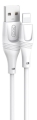 Kabel USB Lightning biały 1m 2.4A XO NB238.jpg