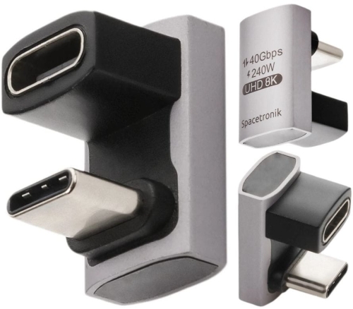 Adapter Kątowy gniazdo USB-C do wtyk USB-C SPU-A23_5.jpg
