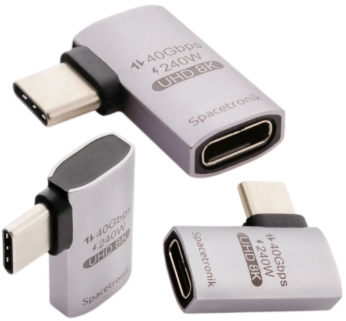 Adapter Kątowy gniazdo USB-C do wtyk USB-C SPU-A20_3.jpg
