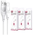 Kabel USB typ C biały 1m 2.4A USB-C  XO NB238_2.jpg