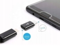 Adapter Micro USB - USB typ C Przejściówka czarna_0.jpg