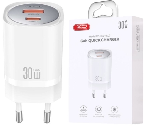 Ładowarka sieciowa 1x USB 1x USB-C PD 30W XO CE21