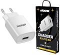 Ładowarka siec. 1x USB 2.1A 10.5W biała MOONX MC01_2.jpg