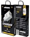 Ładowarka siec. 2x USB 2.4A 12W biała MOONX MC02.jpg