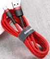 Kabel USB - USB-C czerwony 0,5m 3A BASEUS Cafule_2.jpg