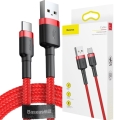 Kabel USB - USB-C czerwony 0,5m 3A BASEUS Cafule_13.jpg