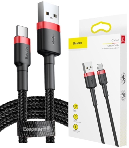 Kabel USB - USB-C czerwono-czarny 0,5m 3A BASEUS_5.jpg