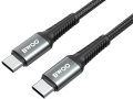 Kabel USB-C - USB-C PD 60W 2m pleciony czarny BWOO_1.jpg