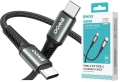 Kabel USB-C - USB-C PD 60W 3m pleciony czarny BWOO_0.jpg