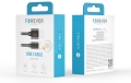 Kabel Forever USB typ C biały 1m 3A czarny_0.jpg