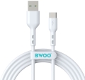 Kabel USB typ C biały 1m 3A USB-C BWOO BO-X172C_7.jpg