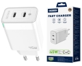 Ładowarka siec. 2x USB-C GaN PD 45W Jellico C106_2.jpg