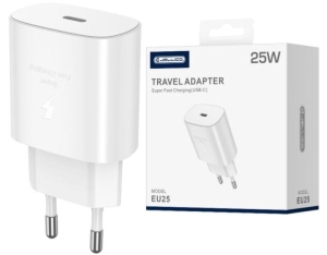 Ładowarka sieciowa USB-C PD 25W Jellico EU25 Biała