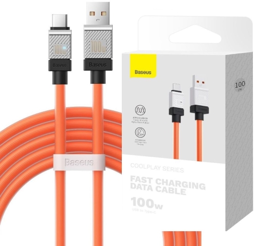 Kabel USB - USB-C 1m 100W orange BASEUS CoolPlay_0.jpg
