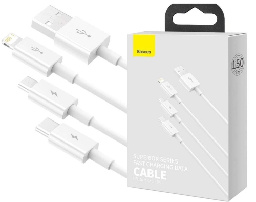 Kabel 3w1 USB 1,5m BASEUS Superior biały_8.jpg