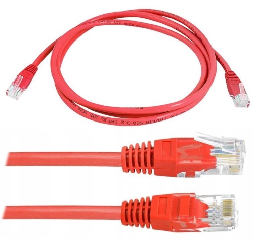 Przewód sieciowy Patchcord 3m Cat. 5e czerwony_2.jpg