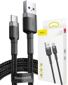 Kabel USB - USB-C szaro-czarny 3m 2A BASEUS Cafule_0.jpg