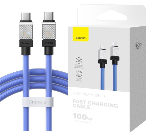 Kabel USB-C - USB-C PD 100W 1m BASEUS Niebieski_10.jpg
