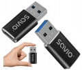 Adapter USB-C do USB czarny SAVIO AK-81_2.jpg