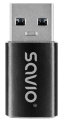Adapter USB-C do USB czarny SAVIO AK-81.jpg