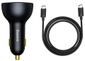 Ładowarka sam. 160W Baseus USB, USB-C z gniazdem_4.jpg