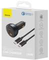 Ładowarka sam. 160W Baseus USB, USB-C z gniazdem_5 — kopia.jpg