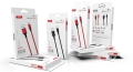 Kabel USB - micro USB, 1m 2.4A czerwony, XO NB143_0.jpg