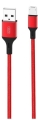 Kabel USB - micro USB, 1m 2.4A czerwony, XO NB143.jpg