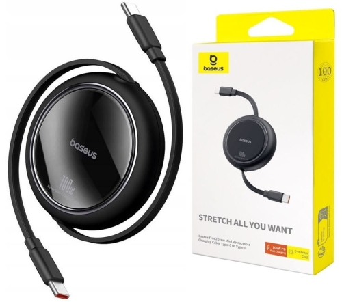 Kabel USB-C - USB-C PD 100W 1m BASEUS zwijany_6.jpg