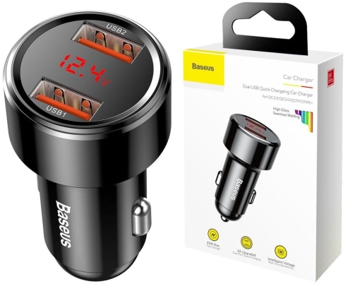Ładowarka sam. Baseus 2 x  USB QC 3.0 + USBPD 45W_6.jpg