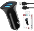 Ładowarka sam. 2x USB XO TZ10 czarna + kabel USB-C.jpg