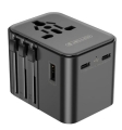 JELLICO uniwersalny adapter podróżny S9 PD 2xUSB-C + 1xUSB 3.4A Max 2500W Czarny_4.jpg
