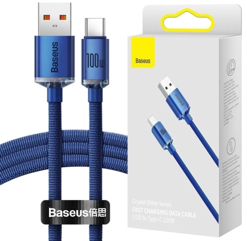Kabel USB - USB-C 1,2m 100W niebieski BASEUS Cryst_5.jpg