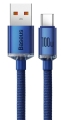 Kabel USB - USB-C 1,2m 100W niebieski BASEUS Cryst_0.jpg