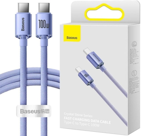 Kabel USB-C USB-C PD 100W 1,2m BASEUS fioletowy_7.jpg