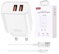 Ładowarka siec 2x USB 2.4A  XO CE34 +  Kabel USB-C_2.jpg